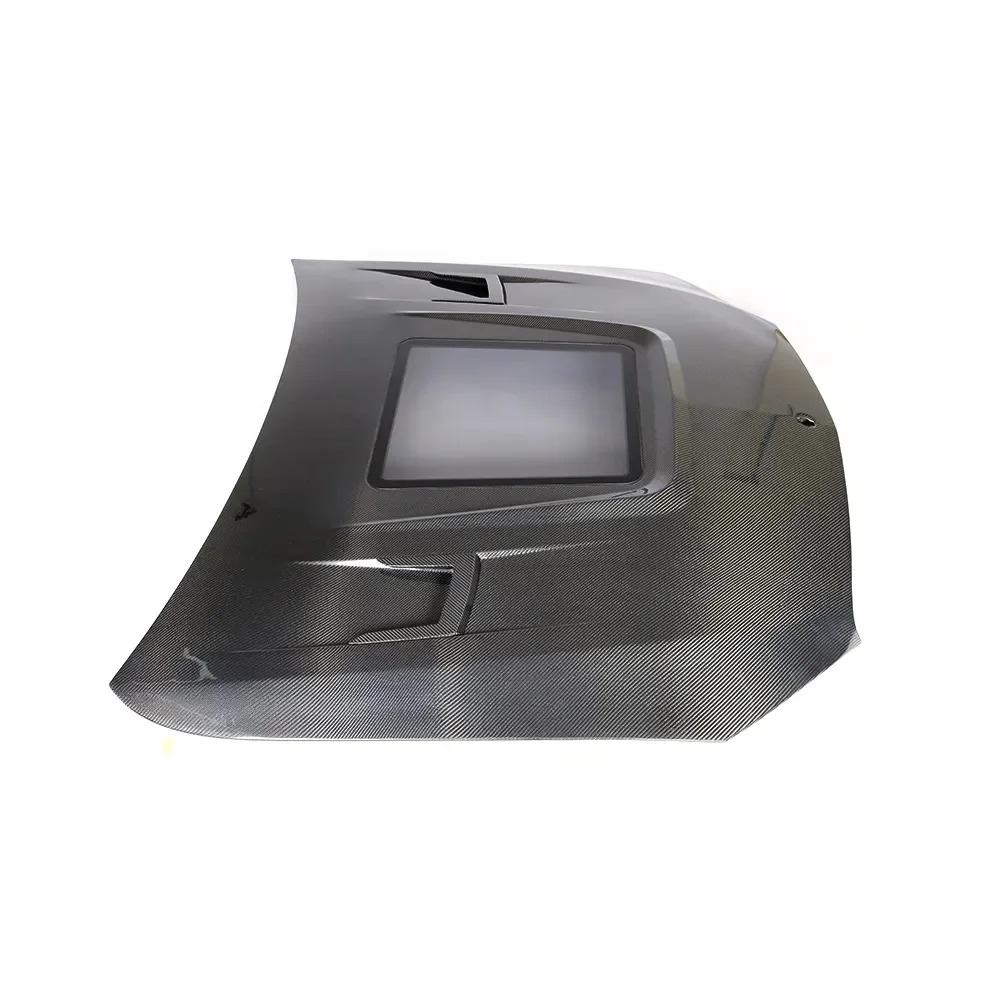 Suitable for 15-21   C-Class W205 Modified Original Transparent Engine Cover Carbon Fiber Engine Hood